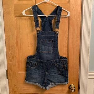 Blue Spice Short Overalls
